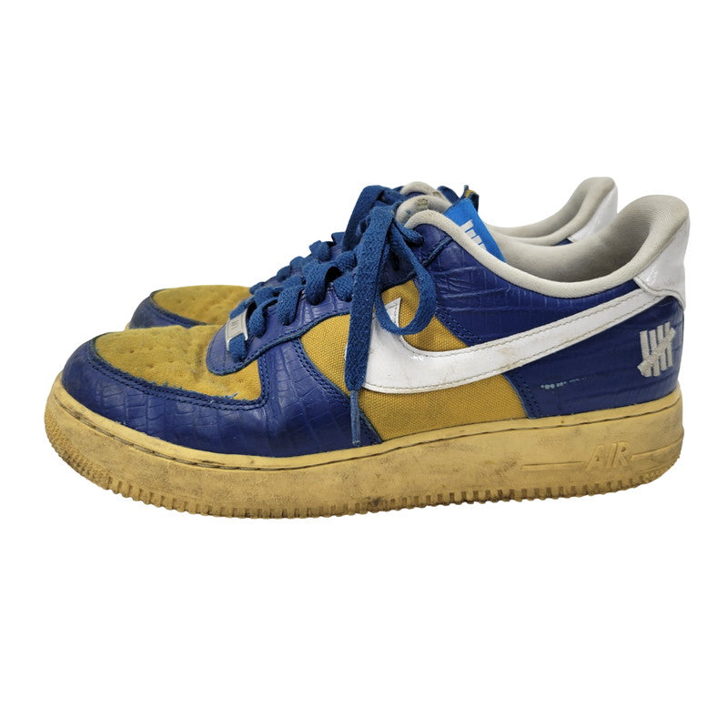 【現状渡し品】【メンズ/レディース】 NIKE ナイキ × UNDEFEATED アンディフィーテッド AIR FORCE 1 LOW SP DM8462-400 エアフォース 1 ロー SP スニーカー シューズ 靴 160-250802-as-26-izu サイズ：26cm カラー：COURT BLUE/WHITE-GOLDTONE 万代Net店