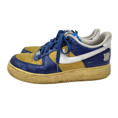 【現状渡し品】【メンズ/レディース】 NIKE ナイキ × UNDEFEATED アンディフィーテッド AIR FORCE 1 LOW SP DM8462-400 エアフォース 1 ロー SP スニーカー シューズ 靴 160-250802-as-26-izu サイズ：26cm カラー：COURT BLUE/WHITE-GOLDTONE 万代Net店