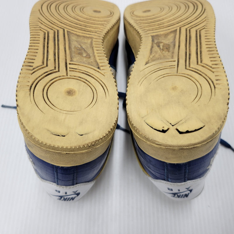 【現状渡し品】【メンズ/レディース】 NIKE ナイキ × UNDEFEATED アンディフィーテッド AIR FORCE 1 LOW SP DM8462-400 エアフォース 1 ロー SP スニーカー シューズ 靴 160-250802-as-26-izu サイズ：26cm カラー：COURT BLUE/WHITE-GOLDTONE 万代Net店