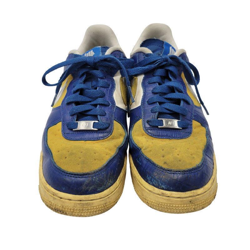 【現状渡し品】【メンズ/レディース】 NIKE ナイキ × UNDEFEATED アンディフィーテッド AIR FORCE 1 LOW SP DM8462-400 エアフォース 1 ロー SP スニーカー シューズ 靴 160-250802-as-26-izu サイズ：26cm カラー：COURT BLUE/WHITE-GOLDTONE 万代Net店