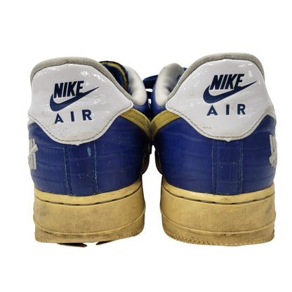 【現状渡し品】【メンズ/レディース】 NIKE ナイキ × UNDEFEATED アンディフィーテッド AIR FORCE 1 LOW SP DM8462-400 エアフォース 1 ロー SP スニーカー シューズ 靴 160-250802-as-26-izu サイズ：26cm カラー：COURT BLUE/WHITE-GOLDTONE 万代Net店
