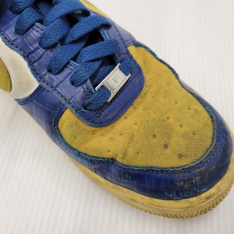 【現状渡し品】【メンズ/レディース】 NIKE ナイキ × UNDEFEATED アンディフィーテッド AIR FORCE 1 LOW SP DM8462-400 エアフォース 1 ロー SP スニーカー シューズ 靴 160-250802-as-26-izu サイズ：26cm カラー：COURT BLUE/WHITE-GOLDTONE 万代Net店