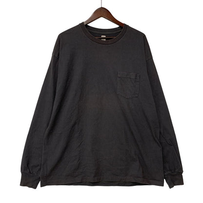 【中古品】【メンズ】 KAPTAIN SUNSHINE キャプテン サンシャイン KS20SCS07 WEST COAST LONG SLEEVED TEE ロング スリーブ Tシャツ トップス 140-250802-rk-15-izu サイズ：40 カラー：ブラック 万代Net店