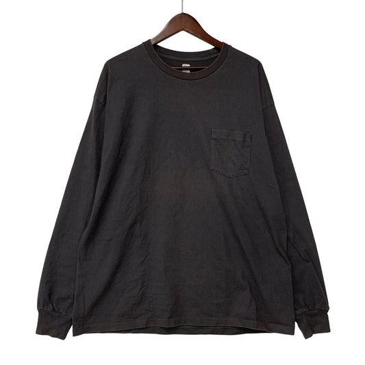 【中古品】【メンズ】 KAPTAIN SUNSHINE キャプテン サンシャイン KS20SCS07 WEST COAST LONG SLEEVED TEE ロング スリーブ Tシャツ トップス 140-250802-rk-15-izu サイズ：40 カラー：ブラック 万代Net店