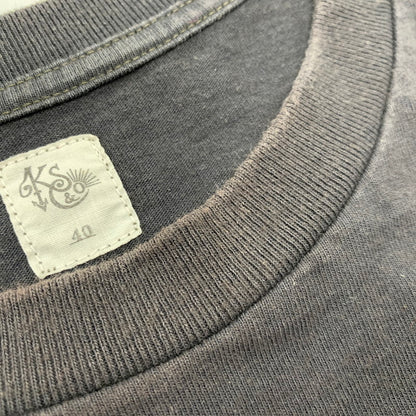 【中古品】【メンズ】 KAPTAIN SUNSHINE キャプテン サンシャイン KS20SCS07 WEST COAST LONG SLEEVED TEE ロング スリーブ Tシャツ トップス 140-250802-rk-15-izu サイズ：40 カラー：ブラック 万代Net店