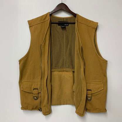 【中古品】【メンズ】 pellepelle ペレペレ BACK DESIGN VEST バック デザイン ベスト トップス 146-250802-rk-14-izu サイズ：L カラー：ベージュ 万代Net店