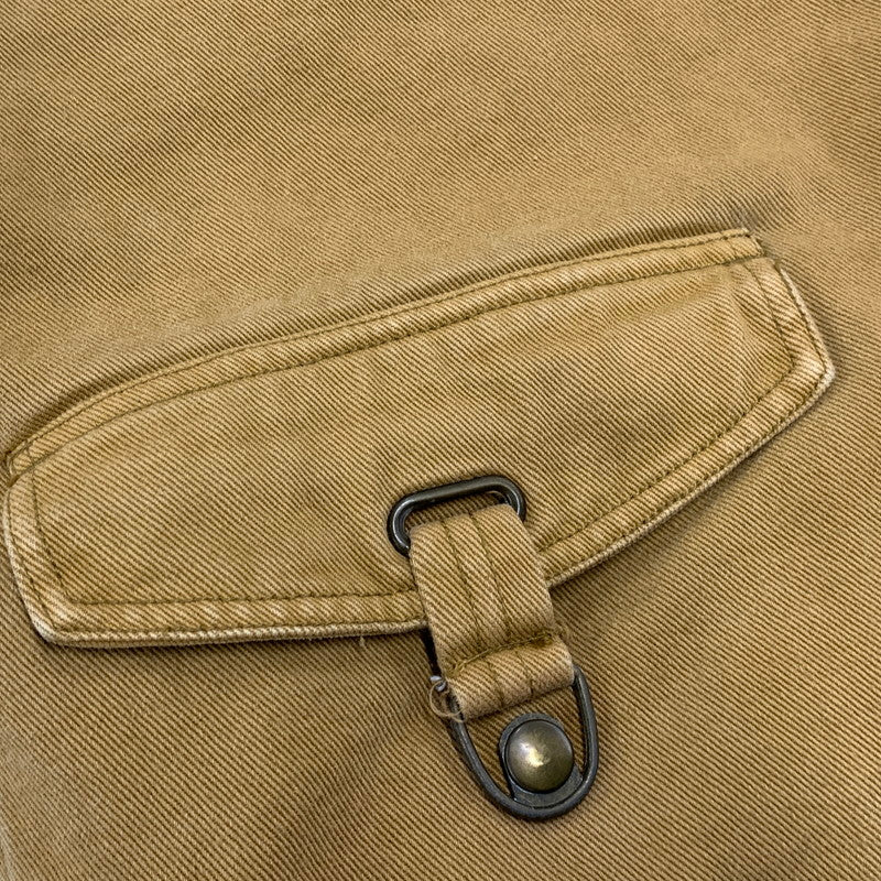 【中古品】【メンズ】 pellepelle ペレペレ BACK DESIGN VEST バック デザイン ベスト トップス 146-250802-rk-14-izu サイズ：L カラー：ベージュ 万代Net店