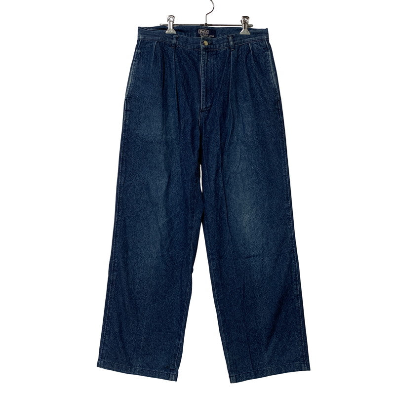 【中古品】【メンズ】 Polo by Ralph Lauren ポロバイラルフローレン 2TUCK DENIM PANTS 2タック デニムパンツ ボトムス 157-250801-as-07-izu サイズ：80 カラー：インディゴ 万代Net店