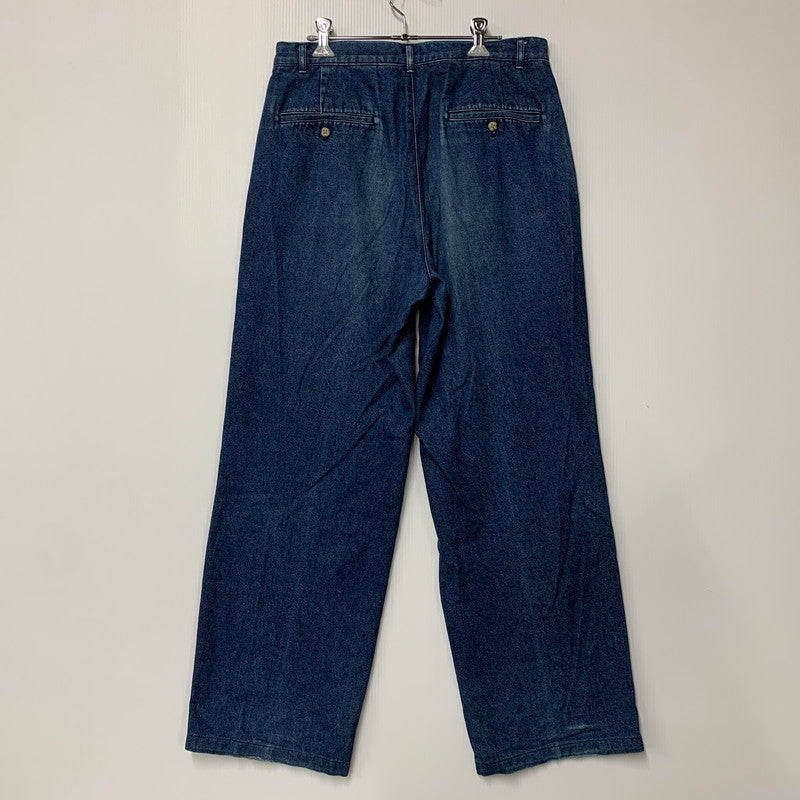 【中古品】【メンズ】 Polo by Ralph Lauren ポロバイラルフローレン 2TUCK DENIM PANTS 2タック デニムパンツ ボトムス 157-250801-as-07-izu サイズ：80 カラー：インディゴ 万代Net店