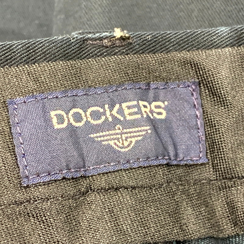 【中古品】【メンズ】 DOCKERS ドッカーズ 2TUCK CHINO WIDE PANTS 2タック チノ ワイド パンツ ボトムス 157-250802-as-20-izu サイズ：38×30 カラー：ブラック 万代Net店