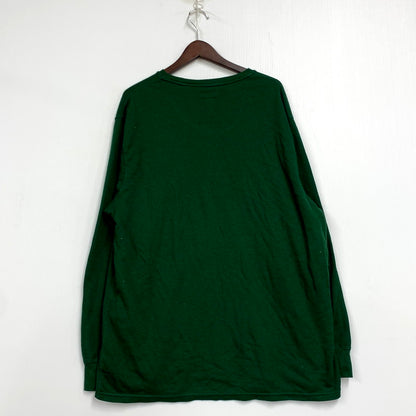 【中古品】【メンズ】 POLO RALPH LAUREN ポロ・ラルフローレン MICRO WAFFLE LS TEE マイクロ ワッフル ロングスリーブ Tシャツ 長袖 トップス 147-250802-as-21-izu サイズ：2XL カラー：グリーン 万代Net店