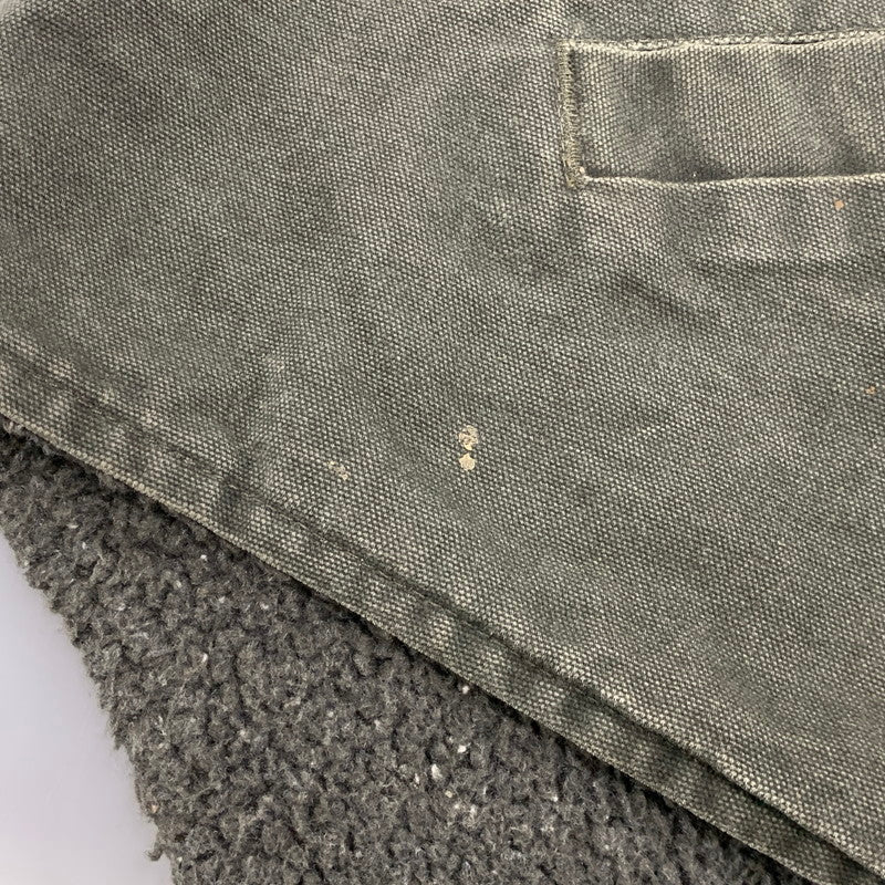 【中古品】【メンズ】 Carhartt カーハート BOA LINER DUCK VEST V13MOS ボア ライナー ダック ベスト USA製 146-250801-as-05-izu サイズ：2XL カラー：グリーン系 万代Net店