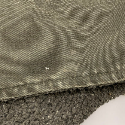 【中古品】【メンズ】 Carhartt カーハート BOA LINER DUCK VEST V13MOS ボア ライナー ダック ベスト USA製 146-250801-as-05-izu サイズ：2XL カラー：グリーン系 万代Net店