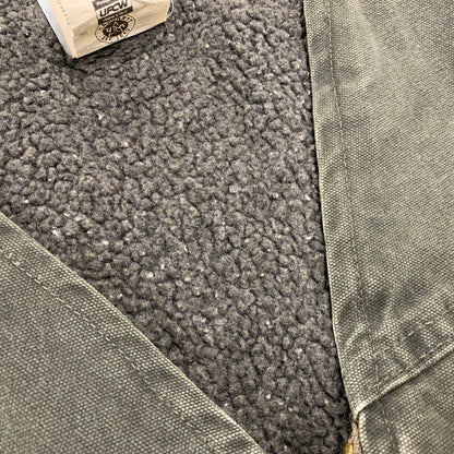 【中古品】【メンズ】 Carhartt カーハート BOA LINER DUCK VEST V13MOS ボア ライナー ダック ベスト USA製 146-250801-as-05-izu サイズ：2XL カラー：グリーン系 万代Net店