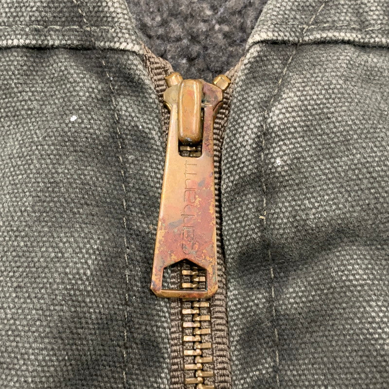 【中古品】【メンズ】 Carhartt カーハート BOA LINER DUCK VEST V13MOS ボア ライナー ダック ベスト USA製 146-250801-as-05-izu サイズ：2XL カラー：グリーン系 万代Net店