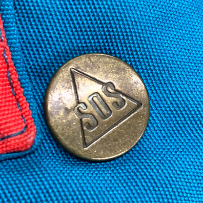 【現状渡し品】【メンズ】 SOS SPORTSWEAR NYLON PULLOVER ナイロン プルオーバー 香港製 146-250802-as-24-izu サイズ：M カラー：ブルー系 万代Net店