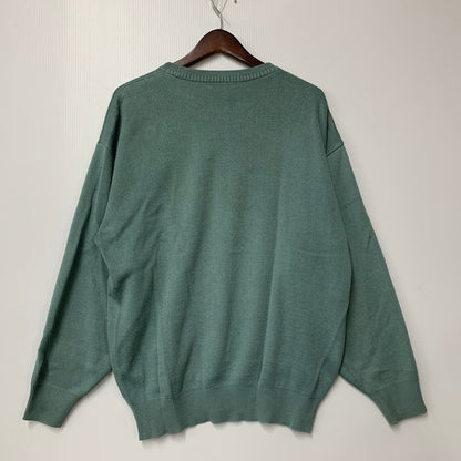 【中古品】【メンズ】 TOTEMPOLE トーテムポール KNIT SWEATER ニット スウェット トップス 長袖 146-250802-rk-19-izu サイズ：L カラー：ライトグリーン 万代Net店