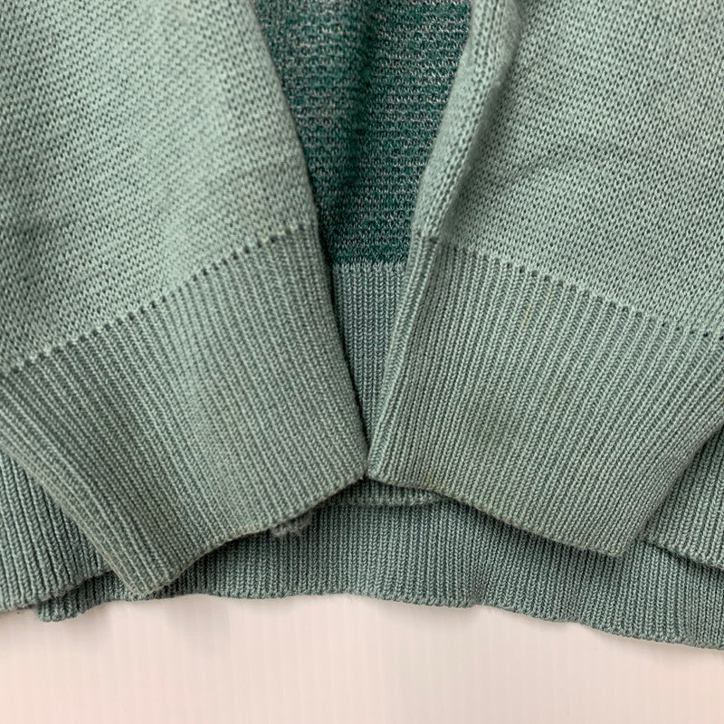 【中古品】【メンズ】 TOTEMPOLE トーテムポール KNIT SWEATER ニット スウェット トップス 長袖 146-250802-rk-19-izu サイズ：L カラー：ライトグリーン 万代Net店