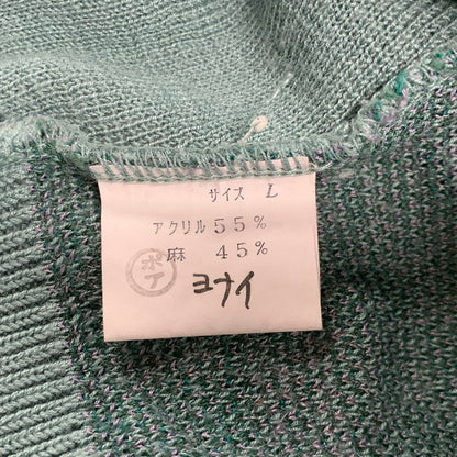 【中古品】【メンズ】 TOTEMPOLE トーテムポール KNIT SWEATER ニット スウェット トップス 長袖 146-250802-rk-19-izu サイズ：L カラー：ライトグリーン 万代Net店