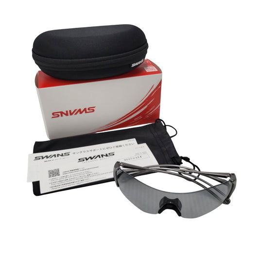 【中古品】【メンズ/レディース】 SWANS スワンズ SPORT SUNGLASSES E-NOX 8 スポーツ サングラス 日本製 203-250802-as-30-izu カラー：シルバー 万代Net店