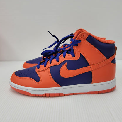 【中古美品】【メンズ】 NIKE ナイキ DUNK HI RETRO DD1399-800 ダンク ハイ レトロ スニーカー シューズ 靴 160-250801-as-14-izu サイズ：27cm カラー：ORANGE/ORANGE-DEEP ROYAL BLUE 万代Net店