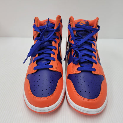 【中古美品】【メンズ】 NIKE ナイキ DUNK HI RETRO DD1399-800 ダンク ハイ レトロ スニーカー シューズ 靴 160-250801-as-14-izu サイズ：27cm カラー：ORANGE/ORANGE-DEEP ROYAL BLUE 万代Net店
