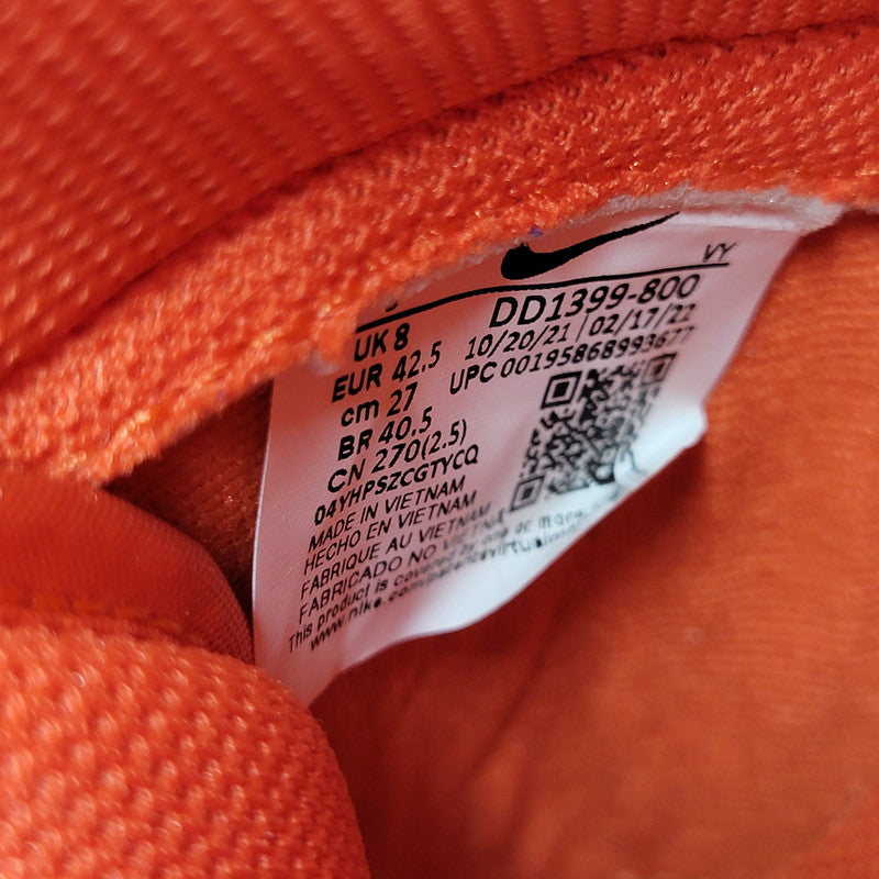 【中古美品】【メンズ】 NIKE ナイキ DUNK HI RETRO DD1399-800 ダンク ハイ レトロ スニーカー シューズ 靴 160-250801-as-14-izu サイズ：27cm カラー：ORANGE/ORANGE-DEEP ROYAL BLUE 万代Net店