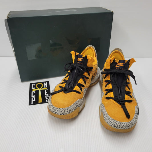 【中古品】【メンズ】 NIKE ナイキ × ATMOS アトモス LEBRON 16 LOW AC CD9471-800 レブロン 16 ロー AC スニーカー シューズ 靴 160-250801-as-19-izu サイズ：26.5cm カラー：KUMQUAT/KUMQUAT-BLACK 万代Net店
