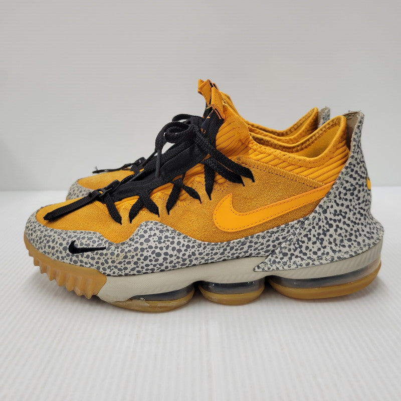 【中古品】【メンズ】 NIKE ナイキ × ATMOS アトモス LEBRON 16 LOW AC CD9471-800 レブロン 16 ロー AC スニーカー シューズ 靴 160-250801-as-19-izu サイズ：26.5cm カラー：KUMQUAT/KUMQUAT-BLACK 万代Net店