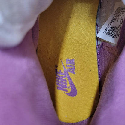 【中古美品】【メンズ】 NIKE ナイキ 555088-706 AIR JORDAN エアジョーダン 1 HIGH ハイ OG BROTHERHOOD ブラザーフッド スニーカー シューズ 靴 160-250801-ya-05-izu サイズ：27cm カラー：ユニバーシティゴールド/ライトボルドー 万代Net店