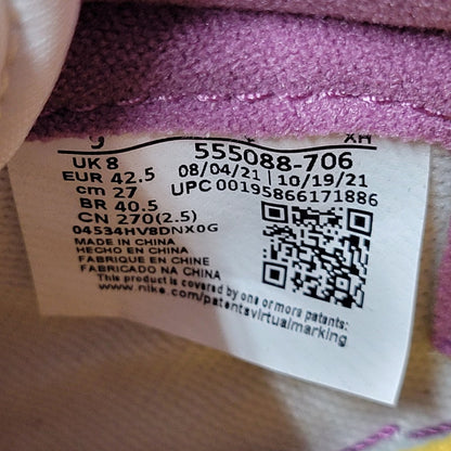 【中古美品】【メンズ】 NIKE ナイキ 555088-706 AIR JORDAN エアジョーダン 1 HIGH ハイ OG BROTHERHOOD ブラザーフッド スニーカー シューズ 靴 160-250801-ya-05-izu サイズ：27cm カラー：ユニバーシティゴールド/ライトボルドー 万代Net店