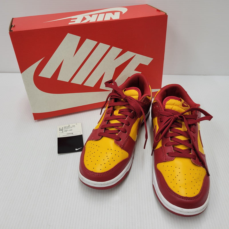 【中古品】【メンズ】 NIKE ナイキ DUNK LOW RETRO DD1391-701 ダンク ロー レトロ スニーカー シューズ 靴 160-250801-as-16-izu サイズ：26.5cm カラー：MIDAS GOLD/TOUGH RED-WHITE 万代Net店