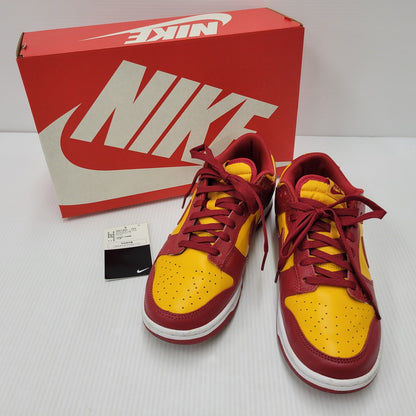 【中古品】【メンズ】 NIKE ナイキ DUNK LOW RETRO DD1391-701 ダンク ロー レトロ スニーカー シューズ 靴 160-250801-as-16-izu サイズ：26.5cm カラー：MIDAS GOLD/TOUGH RED-WHITE 万代Net店