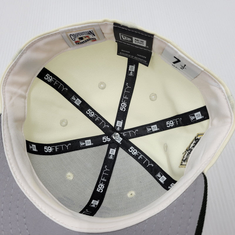 【中古品】【メンズ/レディース】 NEW ERA ニューエラ OAKLAND ATHLETICS 1968-2018 2 TONE CAP オークランド アスレチックス キャップ 帽子 185-250802-as-33-izu サイズ：7 1/2（59.6cm） カラー：ホワイト系×グリーン 万代Net店