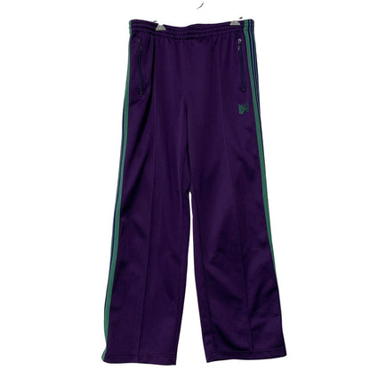 【中古品】【メンズ】 Needles ニードルス TRACK PANT POLY-SMOOTH IN181 トラックパンツ ボトムス 151-250801-as-08-izu サイズ：M カラー：パープル×グリーン 万代Net店