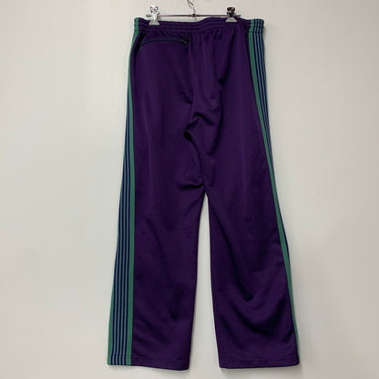 【中古品】【メンズ】 Needles ニードルス TRACK PANT POLY-SMOOTH IN181 トラックパンツ ボトムス 151-250801-as-08-izu サイズ：M カラー：パープル×グリーン 万代Net店