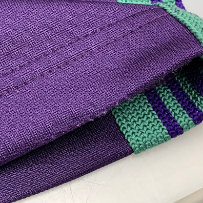 【中古品】【メンズ】 Needles ニードルス TRACK PANT POLY-SMOOTH IN181 トラックパンツ ボトムス 151-250801-as-08-izu サイズ：M カラー：パープル×グリーン 万代Net店