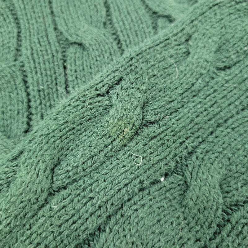 【中古品】【メンズ】 Polo by Ralph Lauren ポロバイラルフローレン PIMA COTTON 90S KNIT SWEATER ピマコットン 90年代 ニットセーター トップス 長袖 146-250804-ma-22-izu サイズ：L カラー：GREEN 万代Net店