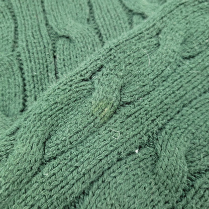 【中古品】【メンズ】 Polo by Ralph Lauren ポロバイラルフローレン PIMA COTTON 90S KNIT SWEATER ピマコットン 90年代 ニットセーター トップス 長袖 146-250804-ma-22-izu サイズ：L カラー：GREEN 万代Net店