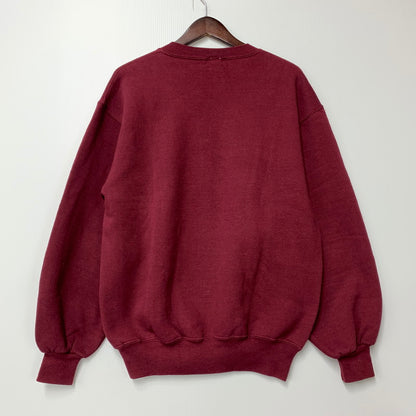【中古品】【メンズ】 RUSSELL ATHLETIC ラッセルアスレティック USA製 前V SWEATSHIRT スウェット シャツ 146-250803-rk-18-izu サイズ：L カラー：ボルドー系 万代Net店