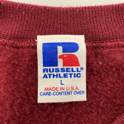 【中古品】【メンズ】 RUSSELL ATHLETIC ラッセルアスレティック USA製 前V SWEATSHIRT スウェット シャツ 146-250803-rk-18-izu サイズ：L カラー：ボルドー系 万代Net店