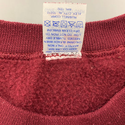 【中古品】【メンズ】 RUSSELL ATHLETIC ラッセルアスレティック USA製 前V SWEATSHIRT スウェット シャツ 146-250803-rk-18-izu サイズ：L カラー：ボルドー系 万代Net店