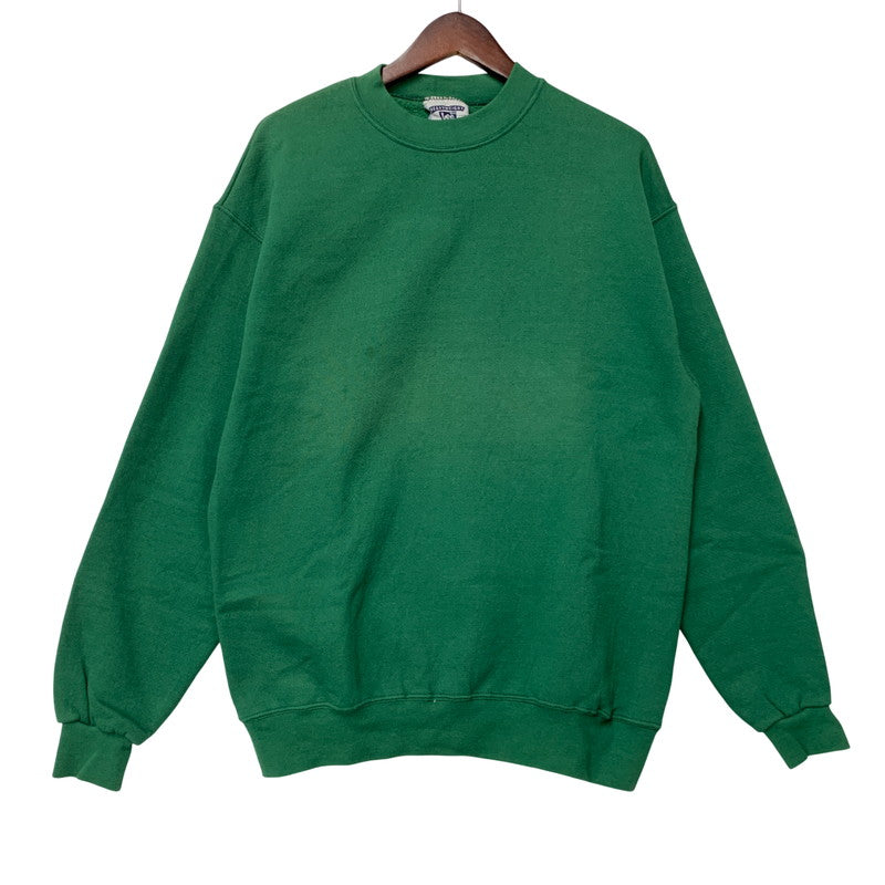 【中古品】【メンズ】 メキシコ製 HEAVY WEIGHT SWEATSHIRT ヘビーウェイト 裏地 スウェット シャツ トレーナー トップス 146-250803-rk-17-izu サイズ：M カラー：グリーン 万代Net店