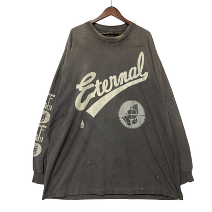 【中古品】【メンズ】 SAINT MICHAEL セントマイケル SNT OF GOD FG_LS TEE SM-HR8-0000-C02 ロングスリーブ Tシャツ 長袖 トップス 142-250801-as-06-izu サイズ：OS カラー：グレー 万代Net店