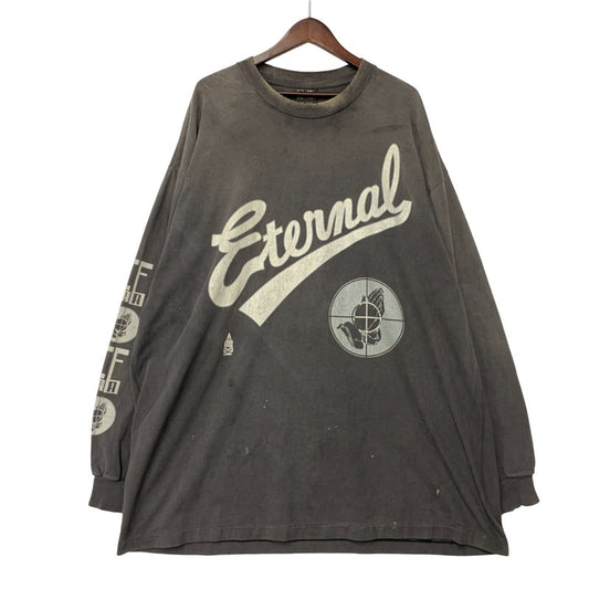 【中古品】【メンズ】 SAINT MICHAEL セントマイケル SNT OF GOD FG_LS TEE SM-HR8-0000-C02 ロングスリーブ Tシャツ 長袖 トップス 142-250801-as-06-izu サイズ：OS カラー：グレー 万代Net店