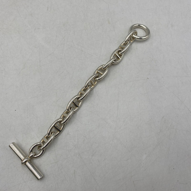 【中古品】【メンズ/レディース】 HERMES エルメス CHAINE D'ANCRE TGM シェーヌ ダンクル TGM 11コマ ブレスレット アクセサリー 182-250806-as-14-izu カラー：シルバー 万代Net店