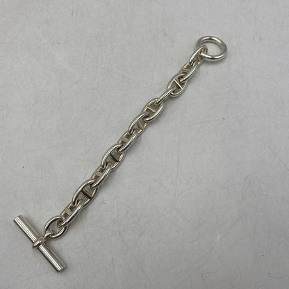 【中古品】【メンズ/レディース】 HERMES エルメス CHAINE D'ANCRE TGM シェーヌ ダンクル TGM 11コマ ブレスレット アクセサリー 182-250806-as-14-izu カラー：シルバー 万代Net店