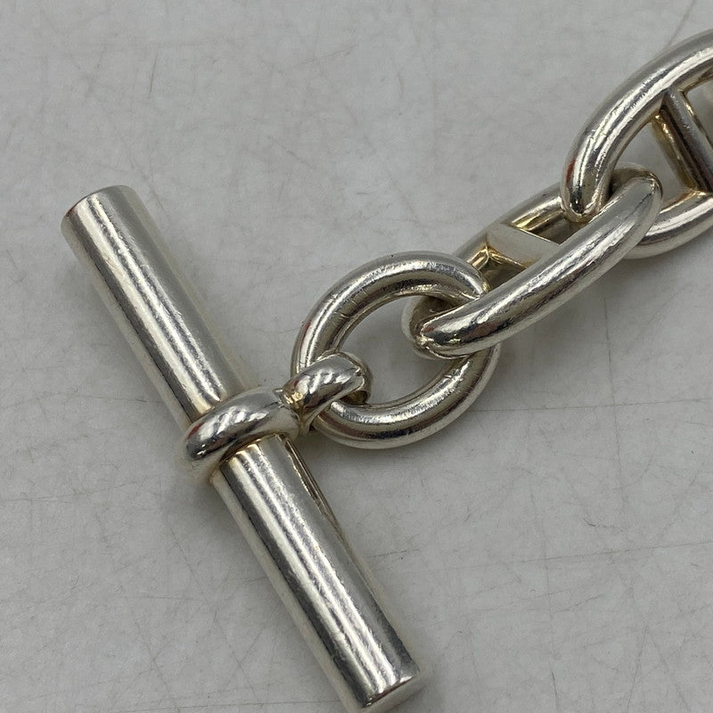 【中古品】【メンズ/レディース】 HERMES エルメス CHAINE D'ANCRE TGM シェーヌ ダンクル TGM 11コマ ブレスレット アクセサリー 182-250806-as-14-izu カラー：シルバー 万代Net店