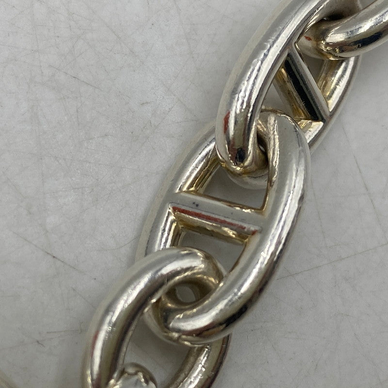 【中古品】【メンズ/レディース】 HERMES エルメス CHAINE D'ANCRE TGM シェーヌ ダンクル TGM 11コマ ブレスレット アクセサリー 182-250806-as-14-izu カラー：シルバー 万代Net店