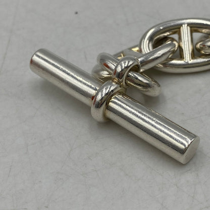 【中古品】【メンズ/レディース】 HERMES エルメス CHAINE D'ANCRE TGM シェーヌ ダンクル TGM 11コマ ブレスレット アクセサリー 182-250806-as-14-izu カラー：シルバー 万代Net店